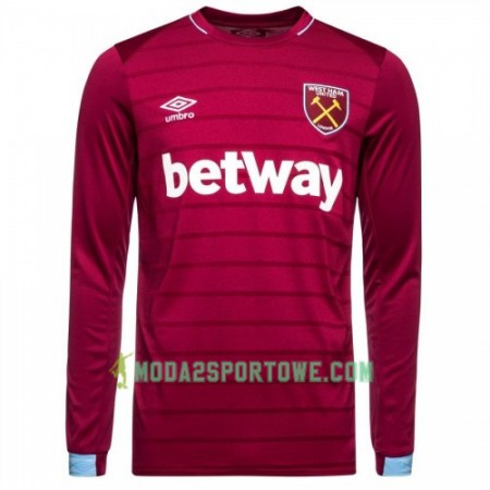 Koszulka West Ham United Domowe Stroje Piłkarskie 2018/19 Długi Rękaw
